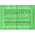 thumbnail image 1 of Ahgly Company Indoor Rectangle Abstract Emerald Green Modern Area Rugs, 3' x 5', 1 of 4