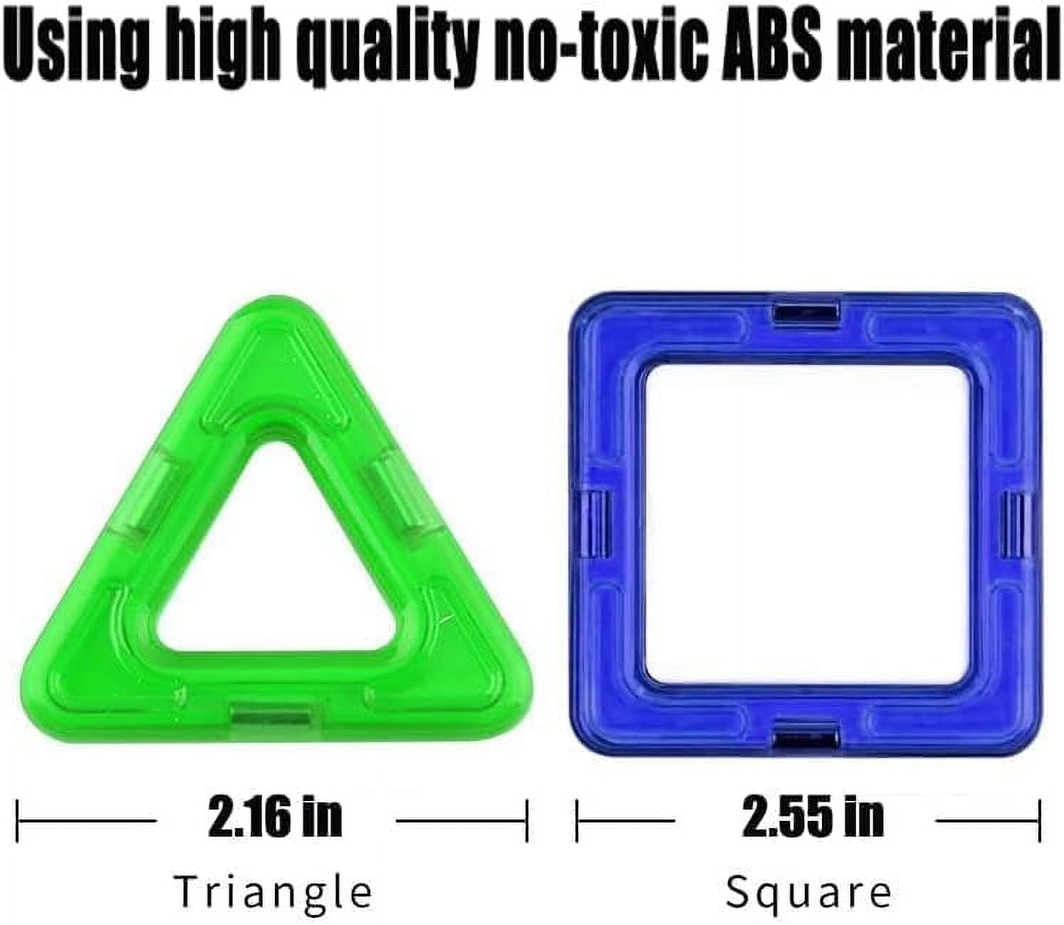 30 PCS Magnetic Tiles Large Size Building Blocks Construction Toys for Boys & Girls STEM Learning Educational Toy for Above 3 Years Old Boys and Girls,Christmas Birthday Gift Toys