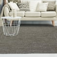 thumbnail image 6 of BNM Indoor/ Outdoor Multihued Rug, 4' x 6', Latte- White, 6 of 7