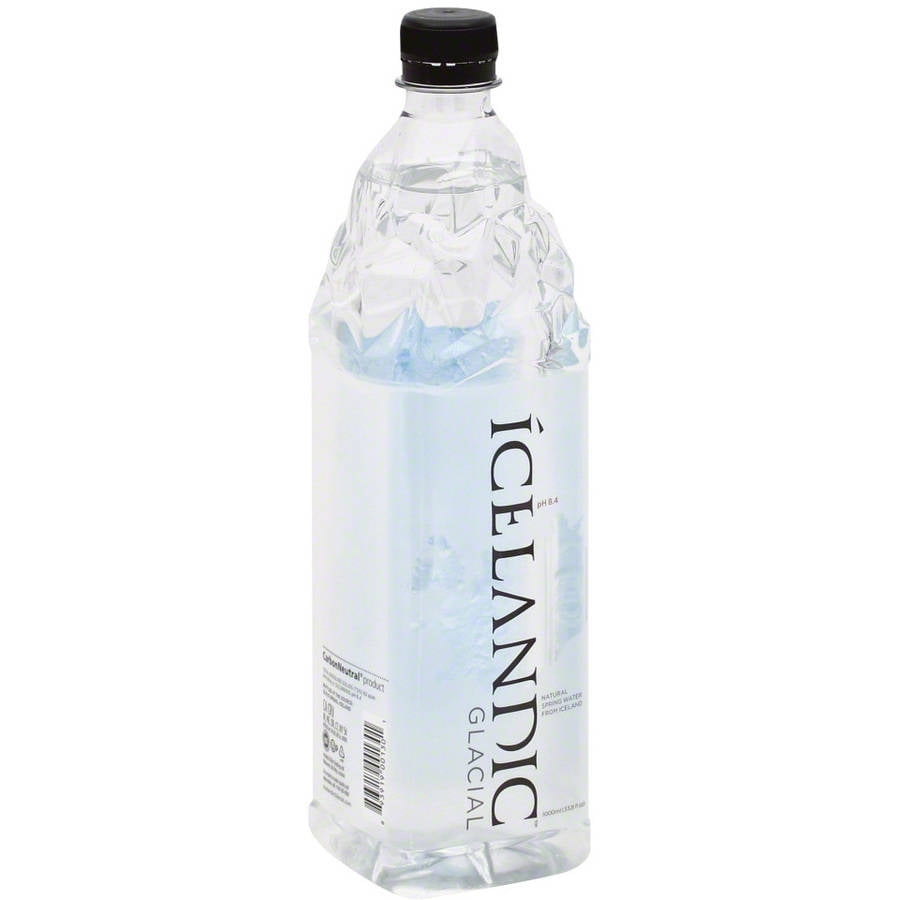 Icelandic Glacial Natural Spring Water, 1L, (Pack of 12) by