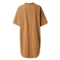 thumbnail image 4 of T-shirt à Manches Courtes Femmes Mode Été Décontracté en Vrac Col en V Manches Courtes Tops Solides Blouse, 4 of 6