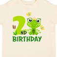 thumbnail image 4 of Inktastic 2nd Birthday Princess Frog Girls Toddler T-Shirt, 4 of 5