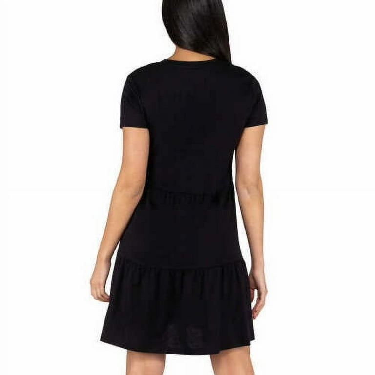 Nicole Miller Ladies' Tiered Dress New (BLACK, XXL)