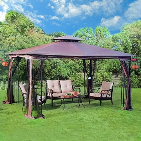 10 X 12 Regency Ii Patio Gazebo With Mosquito Netting 10 X 12 Regency Ii Patio Gazebo With Mosquito Netting