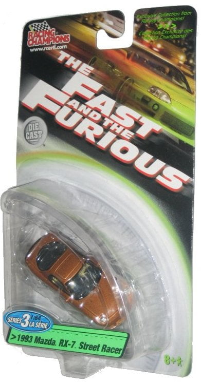 Racing Champions The Fast and the Furious Mazda RX-7 1993 série 4 "NEW" 