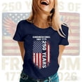 thumbnail image 2 of ibiyuan 250 Anniversary Usa Shirt T Shirts for Women Graphic Round Neck 4th Of July Shirts Casual Short Sleeve Independence Day Womens Shirts Basic Colorful Tops Blouse, 2 of 5