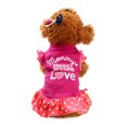 thumbnail image 2 of Pet Dog Dress Dog Clothes Girl Puppy Shirt Yorkie Clothes Cute Doggie Dress Pet Apparel for Small Dogs and Cats (Pink Angel, Small(4.5-8lbs)), 2 of 4
