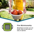 thumbnail image 4 of Inteprter Escurridor con asa para frutas, colador de plegable cuadrado, herramientas de almacenamiento multifuncional, accesorios para el hogar Cocina y Comedor Inteprter HA066278-00, 4 of 6