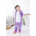 thumbnail image 1 of Pijamas de animales Kugurumi para niños, mono de punto azul, traje de una pieza, camisón, tops de Navidad, 2020, 1 of 2