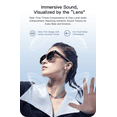 thumbnail image 5 of 2026 AI Smart Glasses with 8MP 4K Camera, Video Recording Glasses with Photo, Real-Time Translation in 139 Languages, ChatGPT Voice Assistant, Open-Ear Bluetooth Headphones, Travel, Meetings & Vlog, 5 of 14