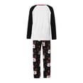 thumbnail image 5 of Hirigin Store Matching Family Christmas Pajamas, Long Sleeve Round Neck Raglan Tops + Pants Set, 5 of 10