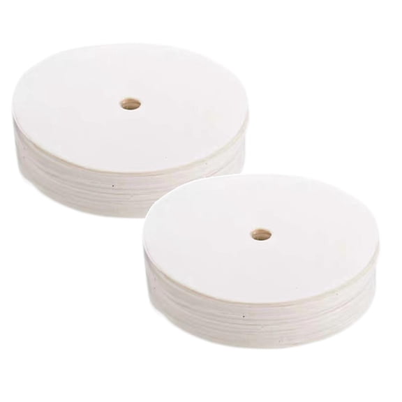 200 Pcs Percolator Coffee Filters, Natural Unbleached Disposable Coffee Filter Disc Coffee Filters for Percolators Coffee Pot, 2.51 Inch, White