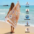 thumbnail image 6 of Personalized Beach Towel with Name, Custom Flower Beach Towel, Customized Microfiber Pool Towel, Quick Dry & Absorbent Swim Towel for Adult,Anniversary, Birthday, Summer Holiday,Vacation, 6 of 6