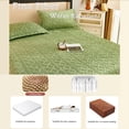 thumbnail image 3 of SQDWYGUOLyvara Magic Mattress Cover, 2-in-1 Lyvara Luxury Mattress Cover Bed Sheet, Suitable for Double Queen Bed California King Bed,King,green, 3 of 8