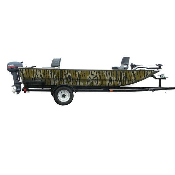 Mossy Oak Camo Boat Sides Wrap Original Bottomland 16' Boat (2 18