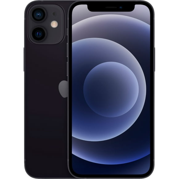 Restored Apple iPhone 12 Mini 64GB 5G Black (Fully Unlocked) (Refurbished)