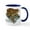 White/Navy Inside, variant on CafePress - Sierra Nevada Yellow Legged Frog Mug - 11 oz Ceramic Mug - Novelty Coffee Tea Cup