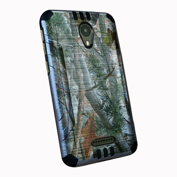 DALUX Combat Phone Case Compatible with Alcatel Insight / TCL A1 A501DL - Camo Branches