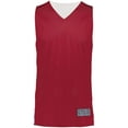 thumbnail image 6 of Augusta Tricot Mesh Reversible Jersey 2.0 161 Scarlet/White S, 6 of 7