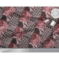 thumbnail image 3 of Soimoi Viscose Chiffon Fabric Check & Texture Print Sewing Fabric Yard 42 Inch Wide, 3 of 4