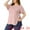 Pink, variant on DARING DIVA Women's Plus Top Round Neck Side Split Hem T-Shirts 2X Pink