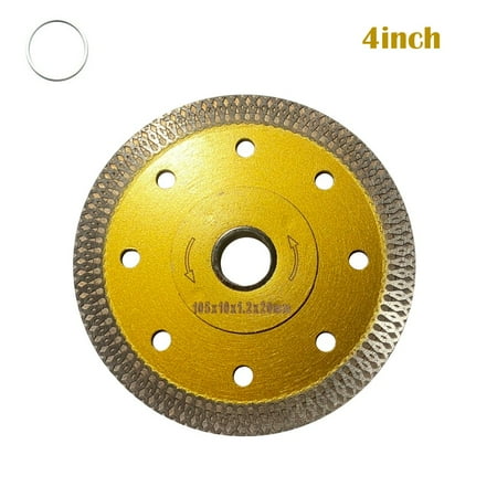

LIKEM Porcelain Tile Turbo Thin Diamond Dry Cutting Blade/Disc Grinder Wheel 4/4.5/5In