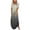 Gray, variant on Edvintorg Summer Maxi Dress Women Fashion Women Gradient Printed Round Neck Short Sleeve Casual Long Dresses Beach Outfits for Women