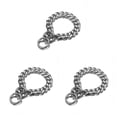 thumbnail image 2 of Collar de Cadena de Perro Billuyoard Acero Titanio Plata 28 Pulgadas, 2 of 6