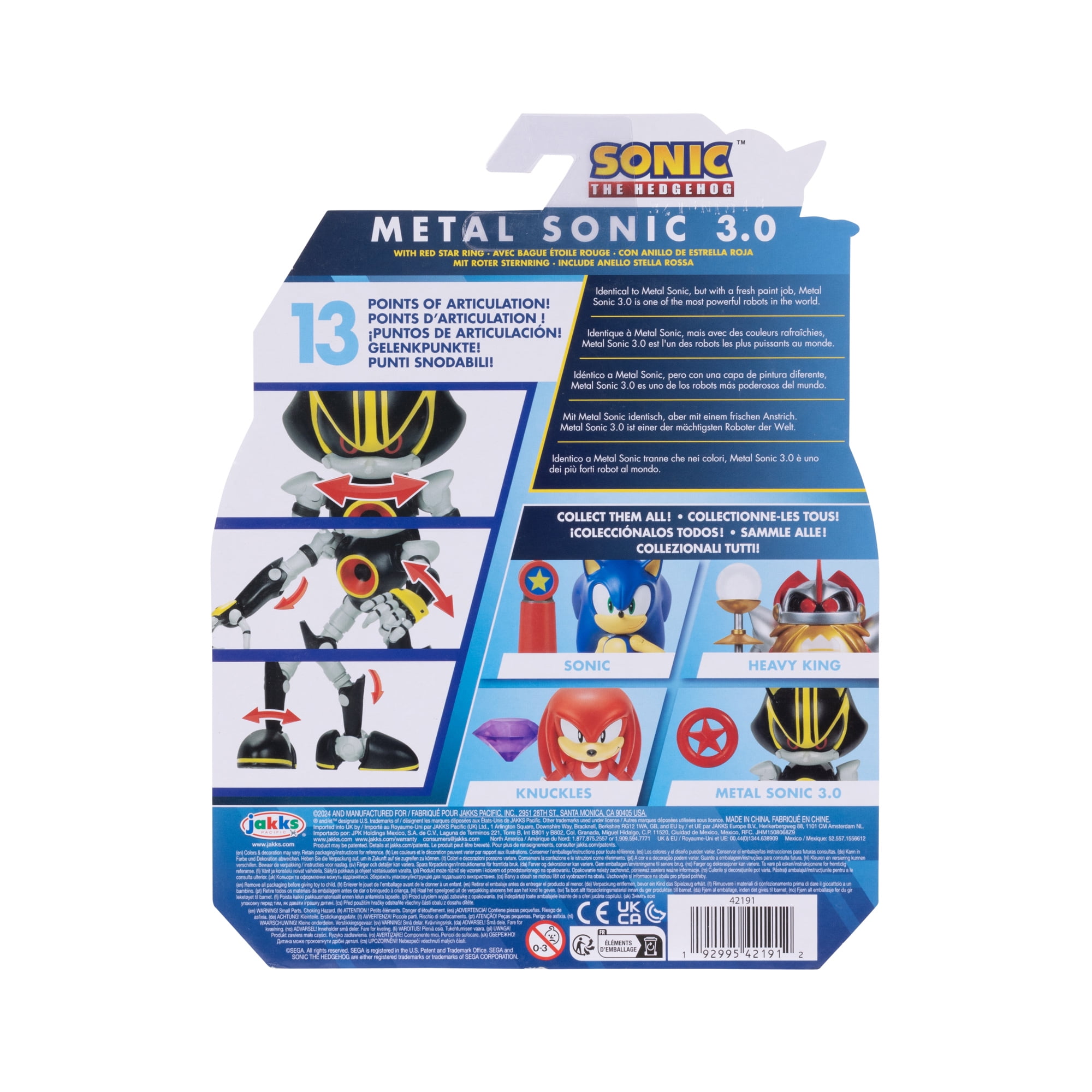 Sonic The Hedgehog - Metal Sonic 3.0 Articulated Action