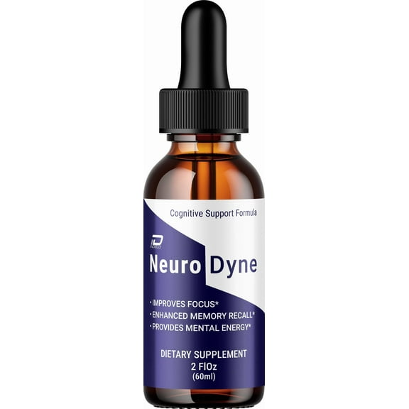 Neurodyne Liquid Drops – Neuro Dyne Natural Blend Healthy Organic Support, 1 Pack, 1 Month Supply