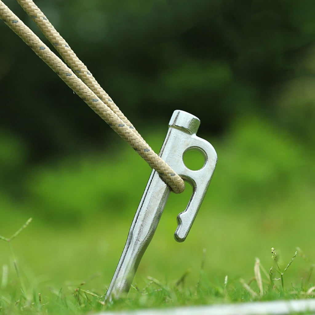 Stainless Steels Tent Stake Heavy Duty Tent Peg Canopies Stake Campings Peg for Campings, Backpacking, Gardening