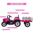 thumbnail image 6 of EastVita Kids Powered Ride on Ones, 12V Ride on Car ,Toddler Riding, Driven Electric Tractor, Large Manned Ride on Toys , Farm Simulation Driving with Remote Control/7-led /Horn/MP3 Player, 6 of 9