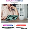 thumbnail image 3 of Compatible with Samsung Galaxy S22 Plus Protective Case,Heavy Duty Shockproof Armor Phone Case with 360° Rotating Metal Ring Holder Kickstand Military Grade Protection Rugged Cover,Darkgreen, 3 of 8