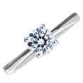 thumbnail image 3 of Platinum Jewelco London Round 3/4ct Diamond 4 Claw Solitaire Engagement Ring, 3 of 6