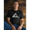thumbnail image 2 of All Seeing Eye Triangle Art Tee Men's -Image by Shutterstock, 2 of 4