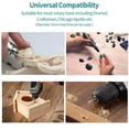 thumbnail image 3 of Wear Resistant Rotary Tools For Wide Application, High-quality High-speed Steel Perfect For Soft Wood Carving, 20Pcs, 3 of 5