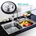 thumbnail image 5 of Tapón Para Fregadero De Cocina, 2 Uds., Borde Ancho Grande De Acero Inoxidable, Diámetro De 3,35 ", Fengbao, 5 of 5