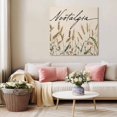 thumbnail image 5 of Pastoral Botanical Wall Art Painting on Canvas, Vintage Fall Wheat Rustic Botanical Canvas Art Home Prints Wall Art Framed Modern Artwork for Living Room Bedroom Wall Decor 20x20in, 5 of 9