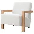 thumbnail image 4 of Coaster Fitzroy Boucle Upholstered Accent Arm Chair, Ivory, 4 of 12