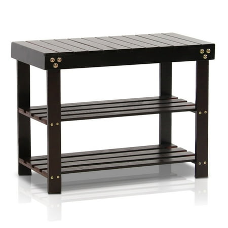 Furinno Fncj 33019 Pine Solid Wood Shoe Rack