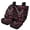 American Flag Deer Design, variant on Pzuqiu Blue Lightning Wolf Car Seat Covers Full Set Full Backrest Automotive Vehicle Cushion Car Seat Protection Breathable Anti-Slip Fit for Truck Vans