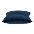 thumbnail image 2 of Parkland Collection Jugo 20x20" Solid Cotton & Fabric Throw Pillow in Navy Blue, 2 of 6