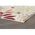 thumbnail image 3 of Transitional 8x10 Area Rug (7'10'' x 10'3'') Floral Ivory, Red Living Room Easy to Clean, 3 of 8