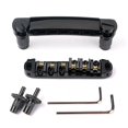 thumbnail image 6 of Roller Saddle Bridge Tailpiece with Studs and Wrenches for LP SG Style Electric Guitar Replacement Parts (Black), 6 of 7