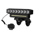 thumbnail image 1 of Luz de la bici Luz LED para bicicleta con bocina, luz delantera de bicicleta recargable por USB, resistente al agua con 6 modos de luz, compatible con función de banco de energía para bicicleta de mon, 1 of 8