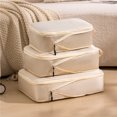 thumbnail image 1 of 2024 Storage Compression Bags Multifunctional Moving Organizer Bags 3 PCS Space Saving Clothes Compression Bag Travel Moving Beige, 1 of 6