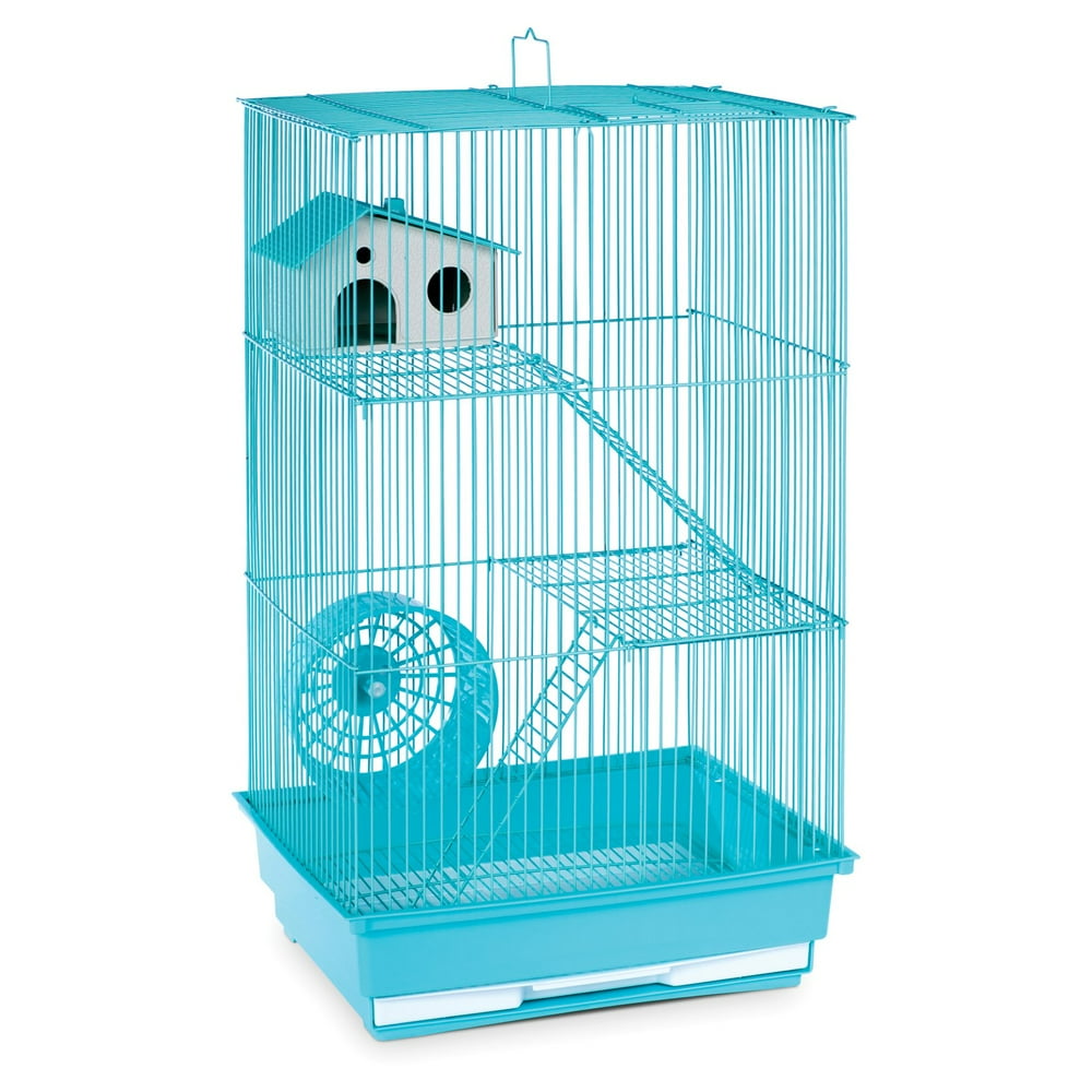 Prevue Pet Products 3Story Hamster & Gerbil Cage, Mint Green Walmart