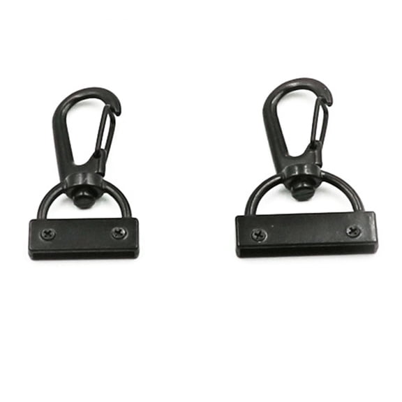 SEWCHICS 20pcs Black Keychain Hooks for Lanyards, Key , Pendants, Key Holder Accessories