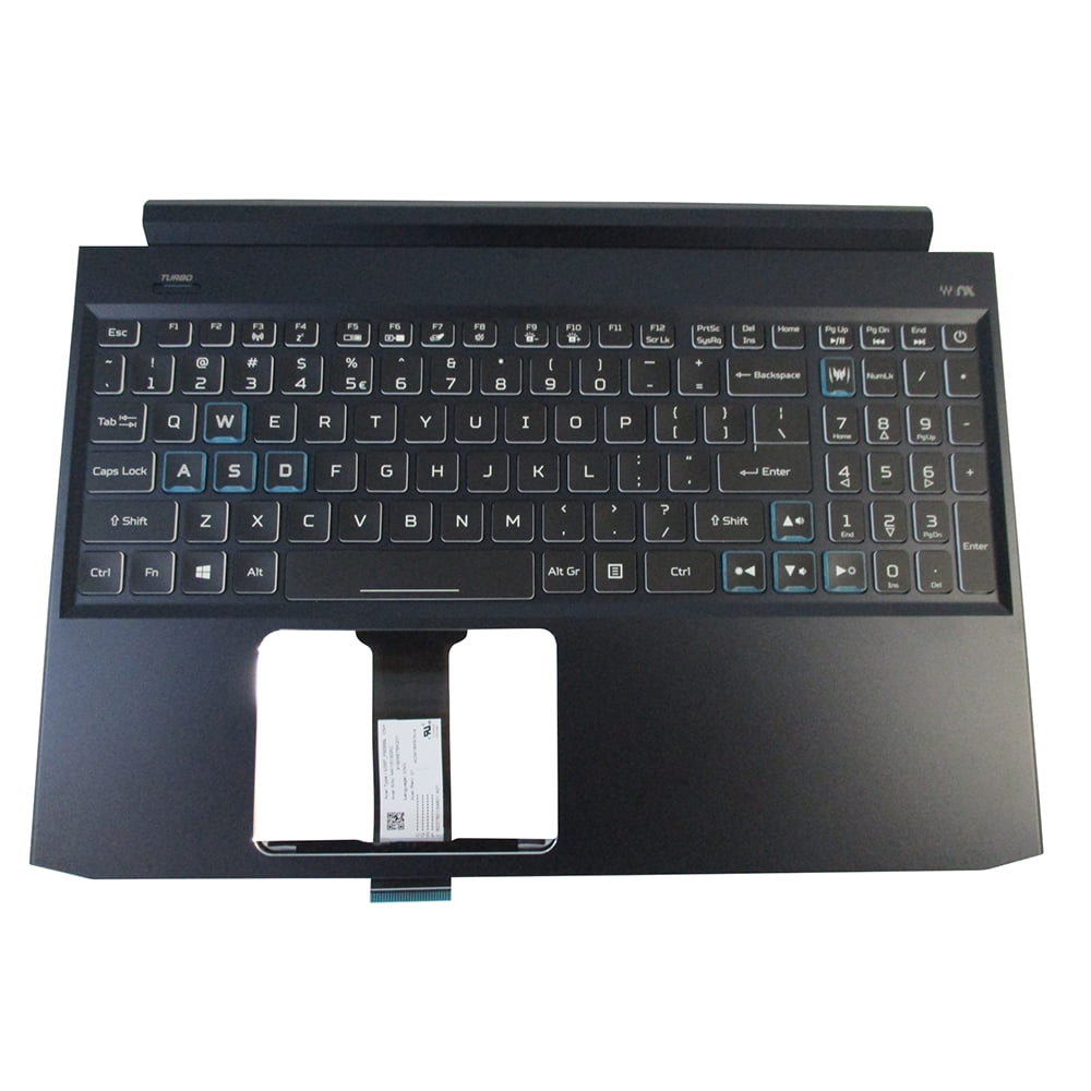 Acer Predator Helios 300 Ph315 52 Palmrest W Backlit Keyboard 6b Q5mn4 001 Walmart Com
