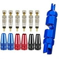 thumbnail image 2 of Universal Bike Valve Core Tool Kit - Presta to Schrader Adapter with Valve Cores, Caps, and Removal Tool for MTB, Road, and Electric Bikes (15-Piece Set), 2 of 5